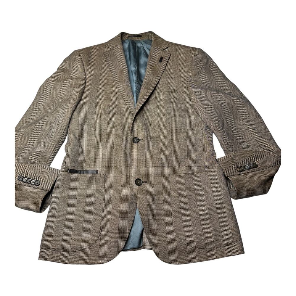 Giovani G. Gentile Unique Made in Italy Suit Blazer Sport Coat Twill Jacket 36R